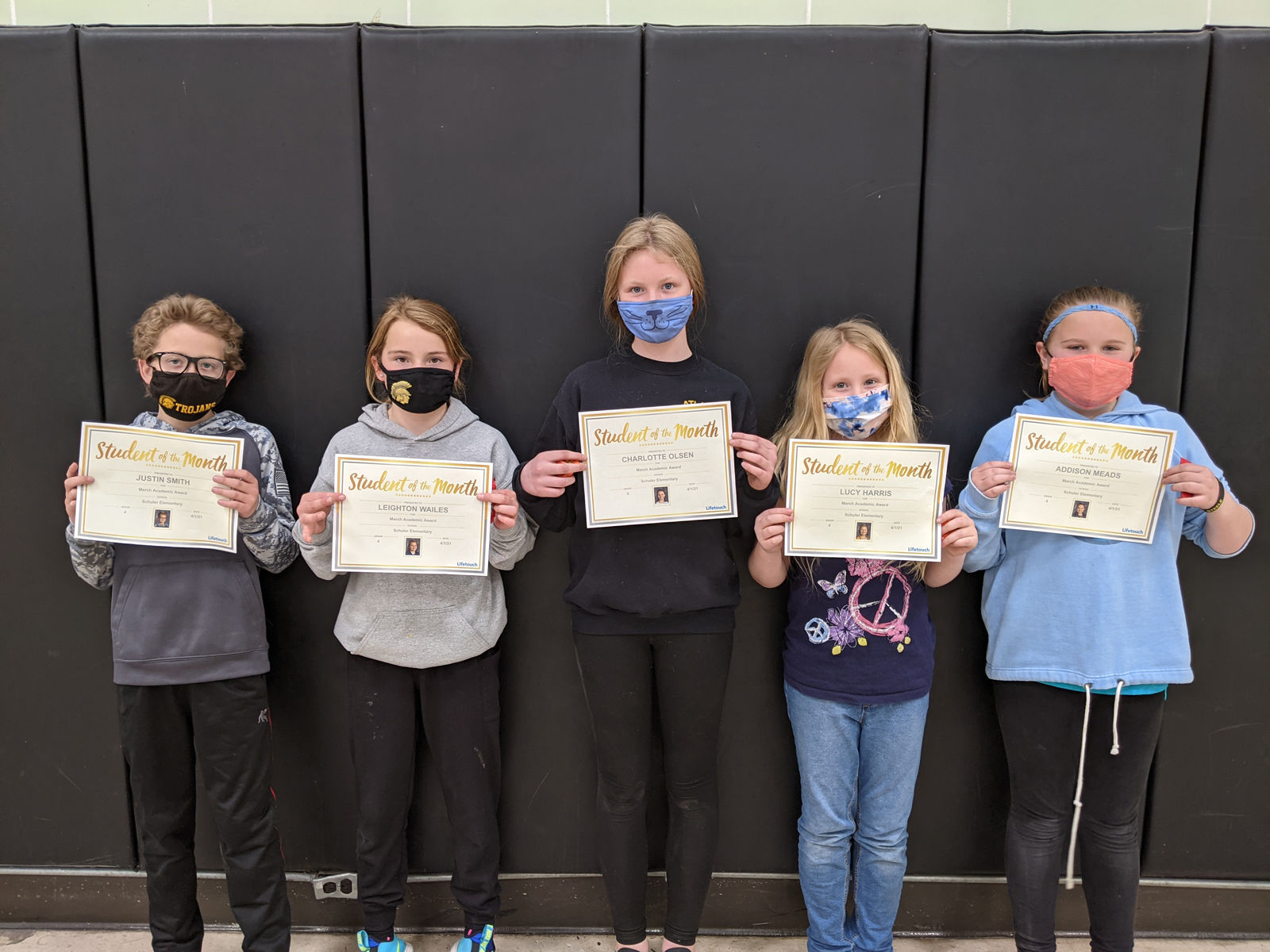 Schuler February Students of the Month